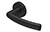 scoop pullbloc 4.1 türdrücker form 2003 in edelstahl schwarz matt auf rundrosette