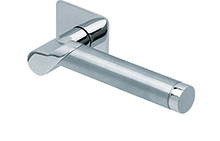 scoop flache lösungen türdrücker form 1765 in edelstahl poliert auf flacher quadratrosette