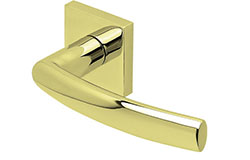 scoop pullbloc 4.1 türdrücker form 2003 in pvd messinggelb auf quadratrosette