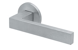 scoop formspiele türdrücker form 8040 in chrom matt auf rundrosette