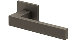 scoop formspiele türdrücker form 8040 in titanium matt auf quadratrosette