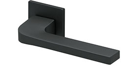 scoop formspiele türdrücker form 8044 in black satin auf quadratrosette
