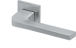 scoop formspiele türdrücker form 8044 in chrom matt auf quadratrosette