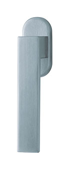 scoop fenstergriffe form 1005 edelstahl matt auf ovalrosette