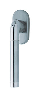scoop fenstergriffe form 1101 edelstahl matt auf ovalrosette