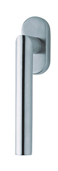 scoop fenstergriffe form 1106 edelstahl matt auf ovalrosette