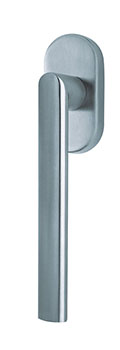 scoop fenstergriffe form 1109 edelstahl matt auf ovalrosette