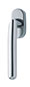 scoop fenstergriffe form 1200 edelstahl poliert auf ovalrosette