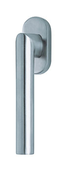 scoop fenstergriffe form 1206 edelstahl matt auf ovalrosette