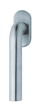 scoop fenstergriffe form 2100 edelstahl matt auf ovalrosette