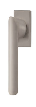 scoop formspiele fenstergriffe form 8010 in nickel satin auf eckiger rosette