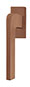 scoop formspiele fenstergriffe form 8044 in pvd kupfer matt auf eckiger rosette