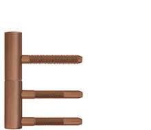 scoop formspiele türbänder 2-teilig in pvd kupfer matt